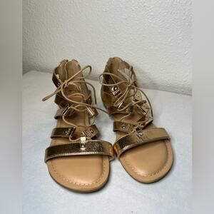 New Dolce vita girls rose gold gladiator sandals summer shoes Easter‎ dress